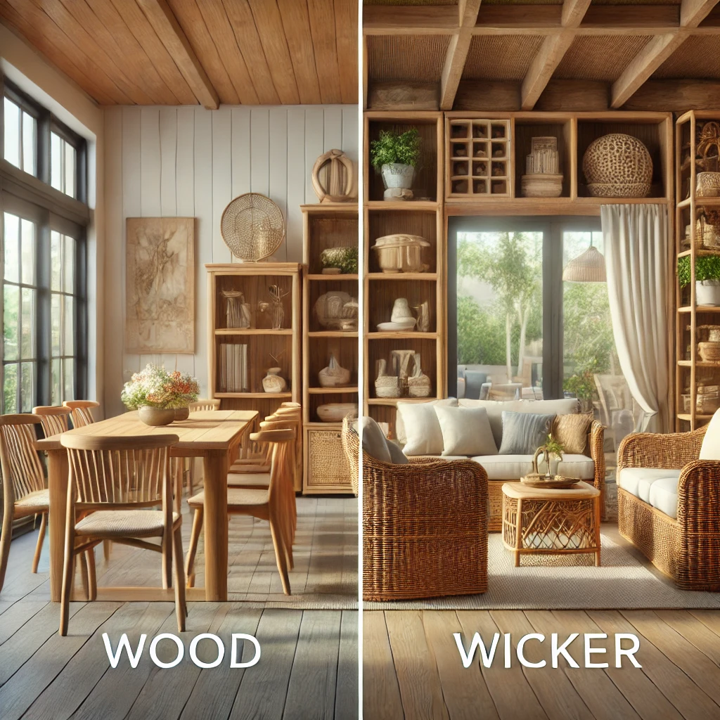 Wood vs Wicker Furniture: Which Material is Best for Your Home?