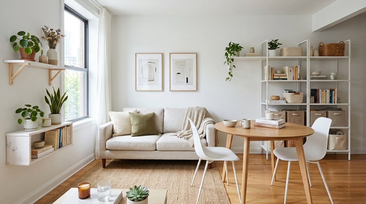 Small Space Living: 9 Simple Ways to Make Your Home Feel Bigger, Brighter & More Organized