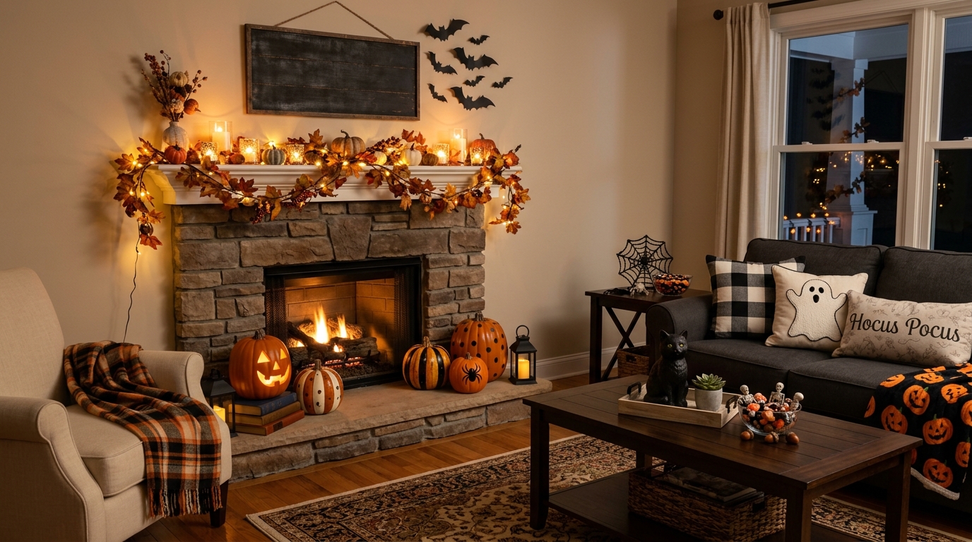 40 Simple Halloween Living Room Decor Ideas Anyone Can Create